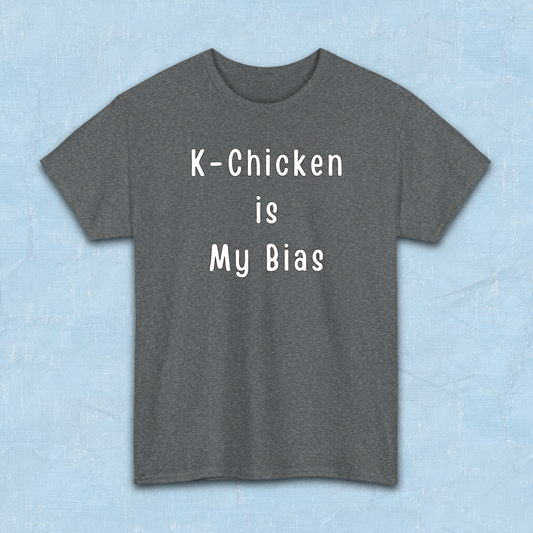Korean fried chicken fan gray t-shirt by Kjota