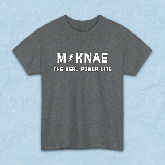 Maknae the real power line youngest member K-pop fan t-shirt gray by Kjota