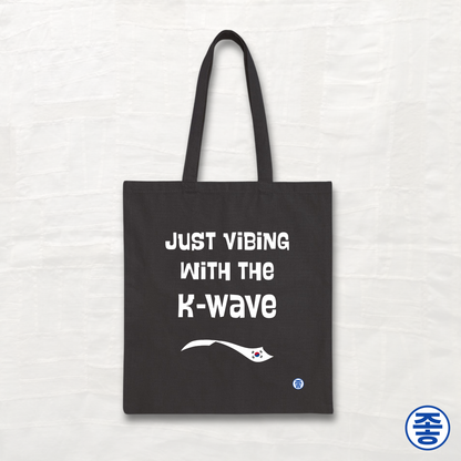 Just Vibing with the K-Wave - Canvas Tote