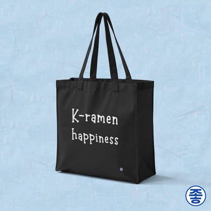 K-ramen Happiness | Korean Ramen Lover Canvas Tote Bag