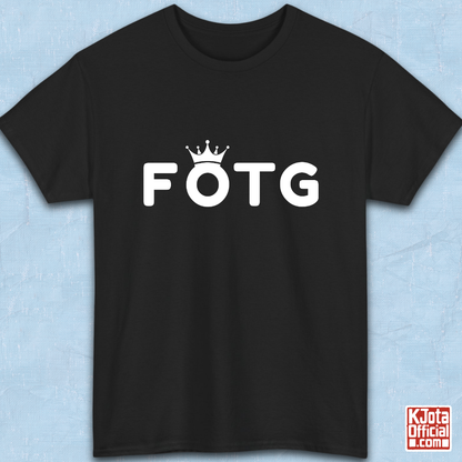 FOTG Face of the Group K-Pop idols member role for boy bands and girl groups, black t-shirt flatlay by K-Jota