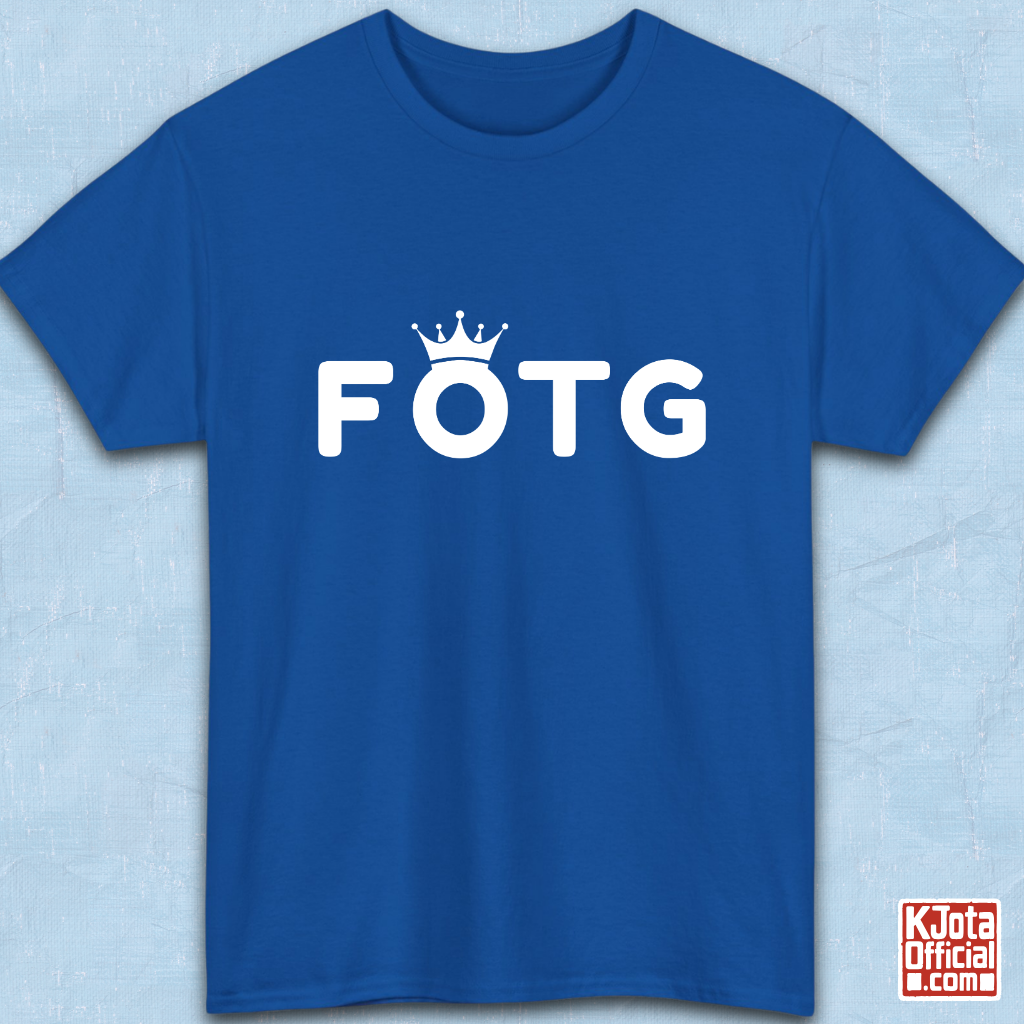 FOTG Face of the Group K-Pop idols member role for boy bands and girl groups, blue t-shirt flatlay by K-Jota