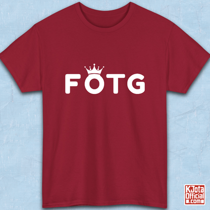 FOTG Face of the Group K-Pop idols member role for boy bands and girl groups, red t-shirt flatlay by K-Jota