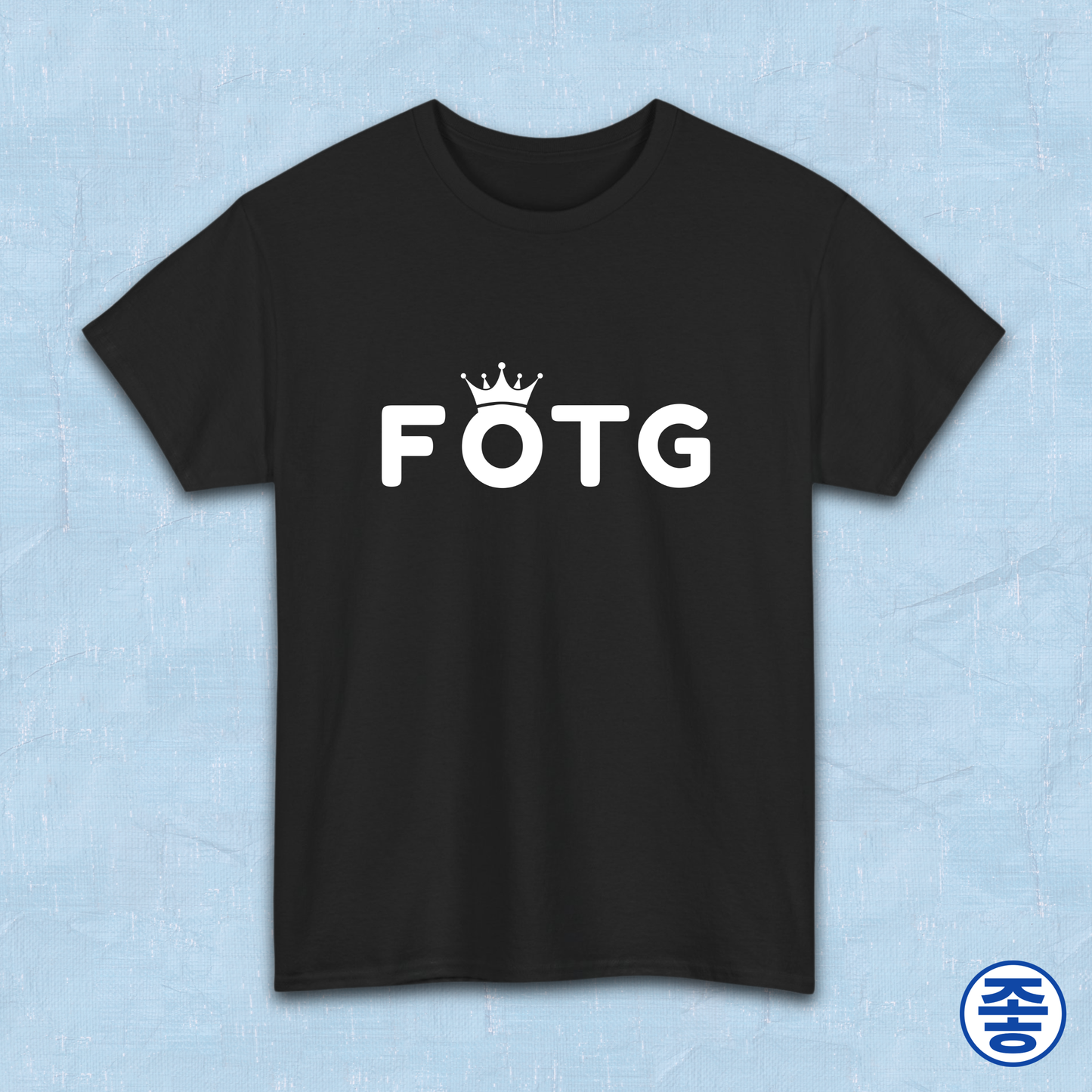 FOTG Face of the Group K-Pop fan t-shirt black by Kjota
