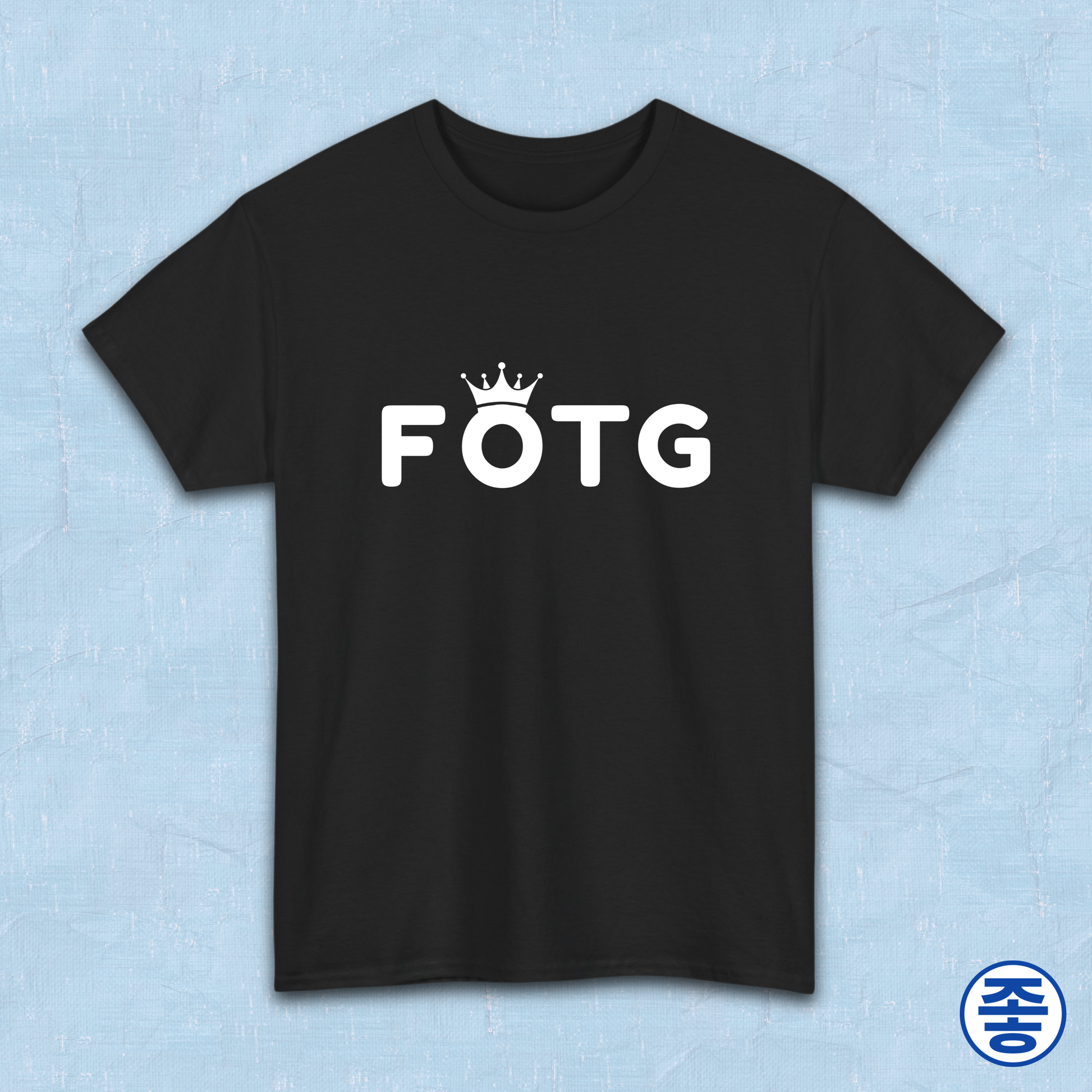 FOTG Face of the Group K-Pop fan t-shirt black by Kjota