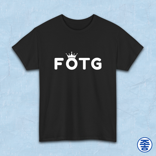 FOTG Face of the Group K-Pop fan t-shirt black by Kjota