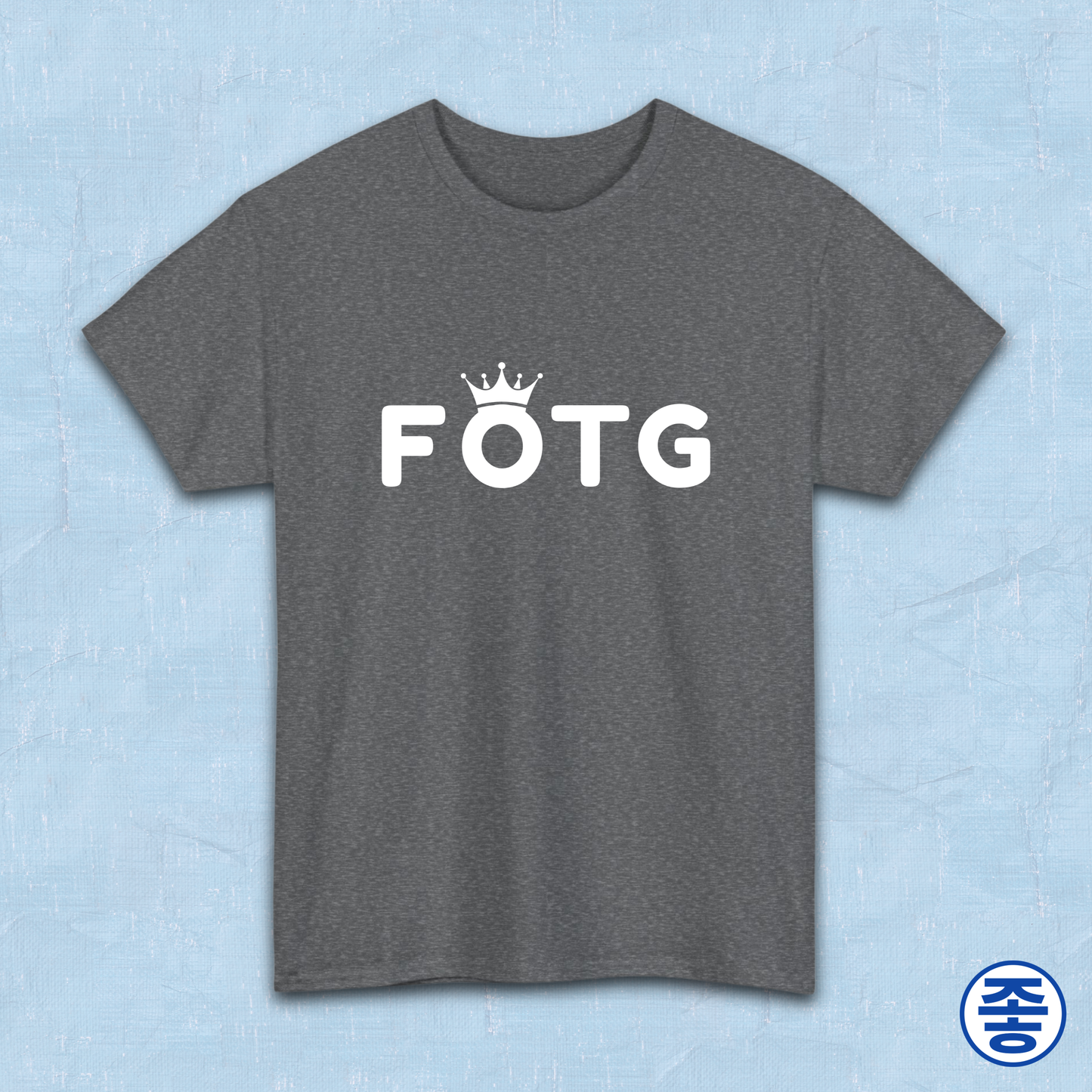 FOTG Face of the Group K-Pop fan t-shirt gray by Kjota