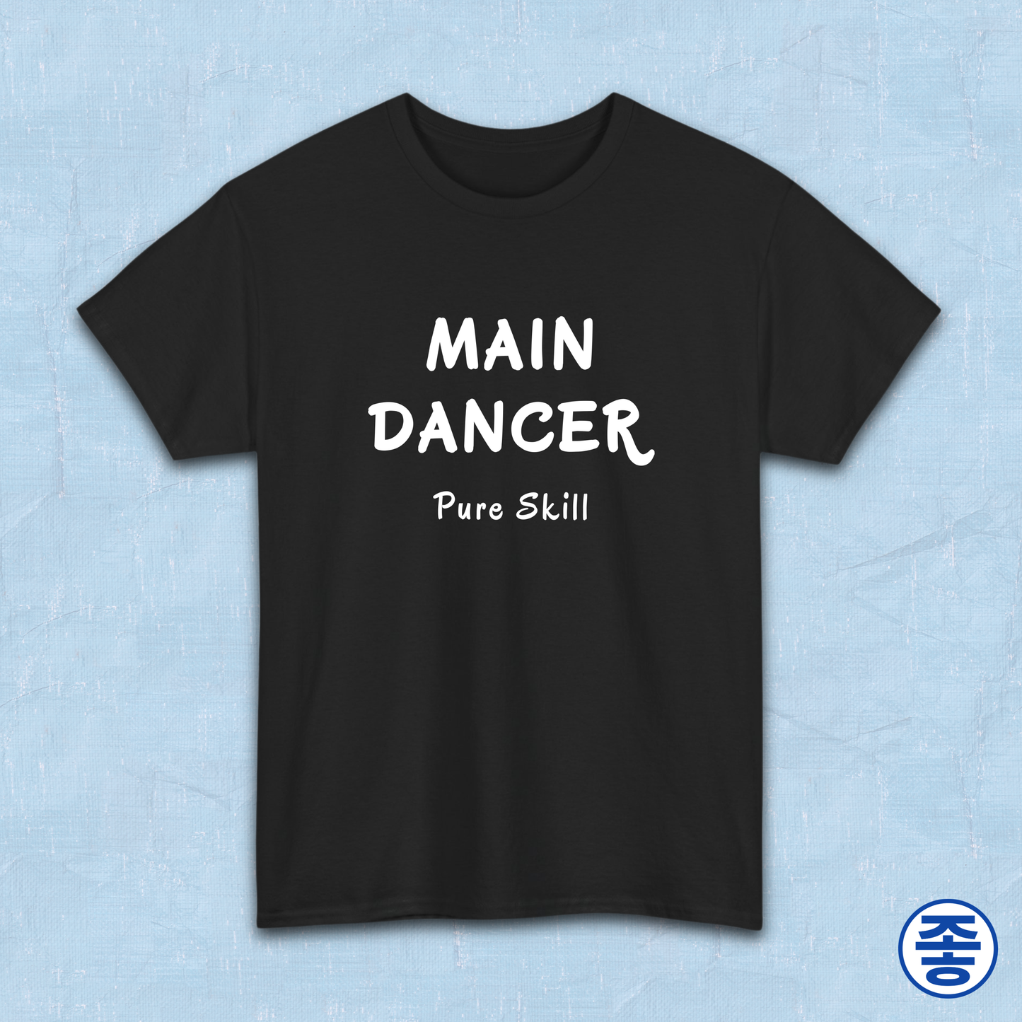 Main dancer K-pop fan t-shirt black by Kjota