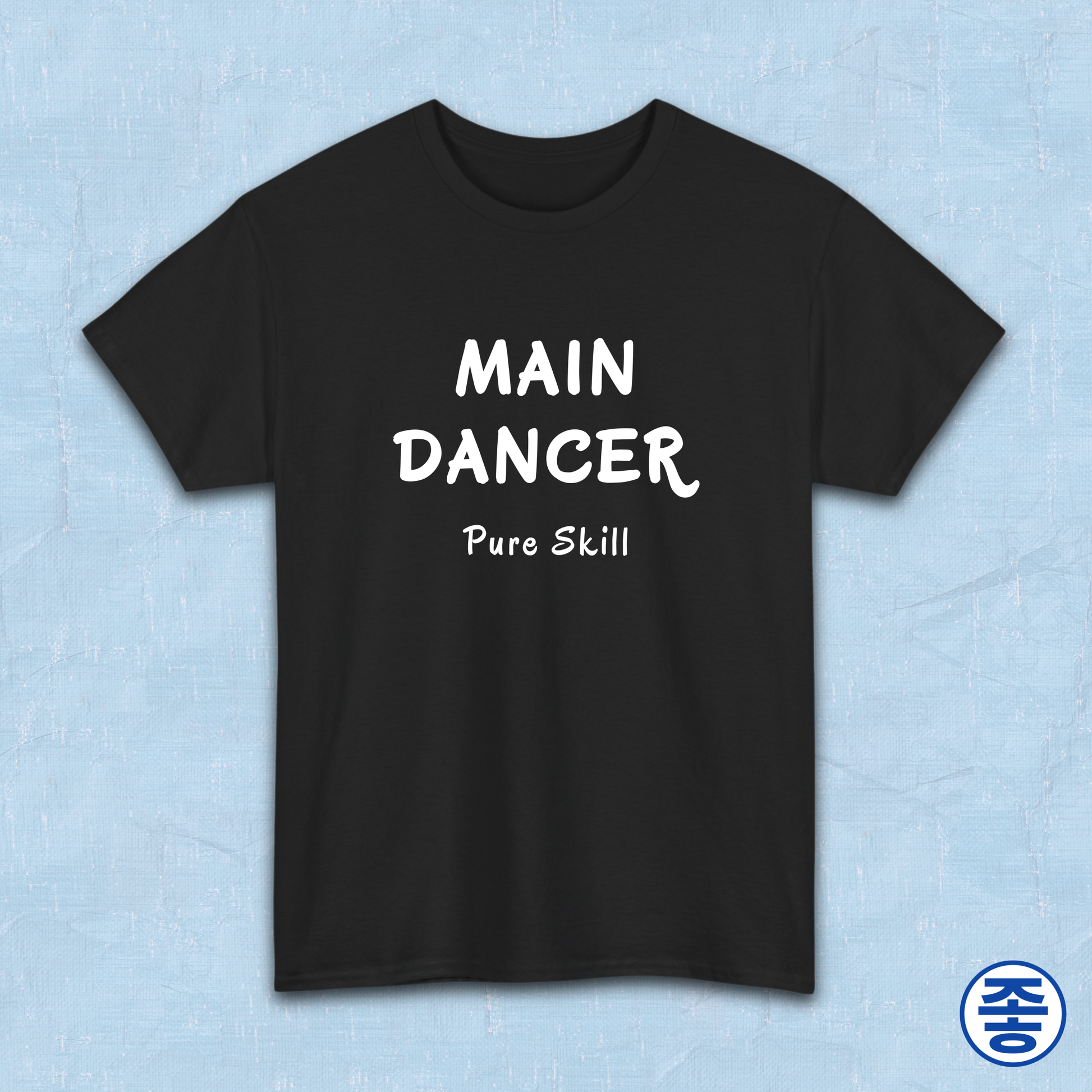 Main dancer K-pop fan t-shirt black by Kjota