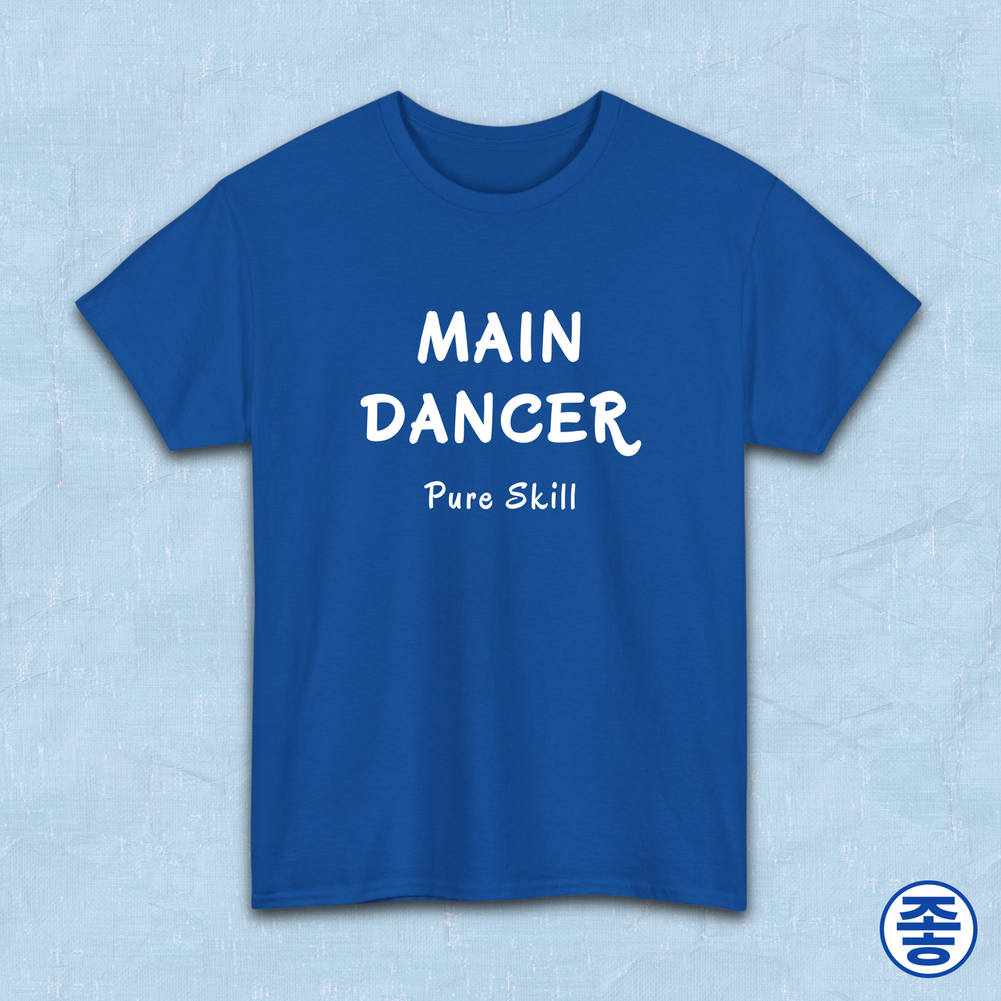 Main dancer K-pop fan t-shirt blue by Kjota