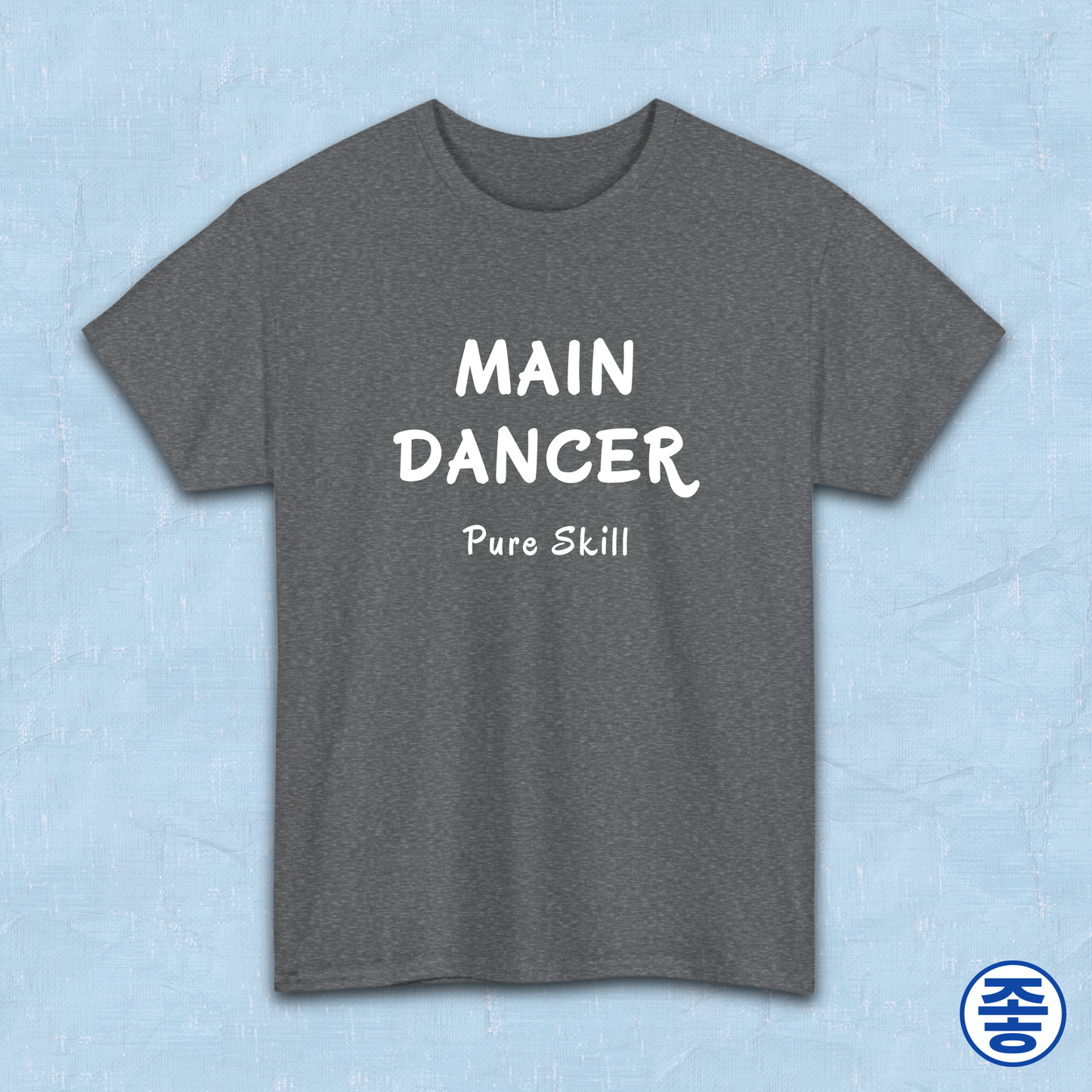 Main dancer K-pop fan t-shirt gray by Kjota