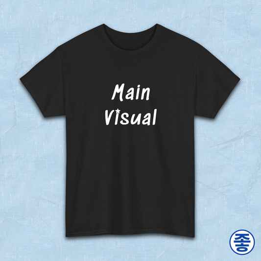 Main visual K-pop fan t-shirt black by Kjota