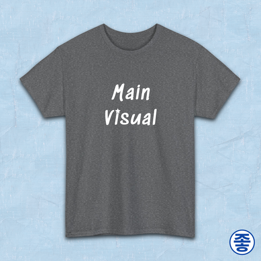 Main visual K-pop fan t-shirt gray by Kjota